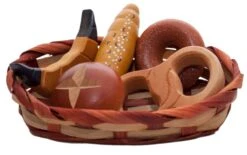 Tanner Brötchenkörbchen 6-teilig | Kaufmannsladen-Zubehör | Kinderküchen-Zubehör 0611.7