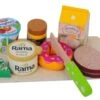Frühstücks Set 10-teilig | Brotschneide | Frühstücksbrettchen | Kinderküchenzubeör | Tanner 0902.6 -Holzspielzeug-Peitz 0902 6 tanner fruehstuecksset aus holz