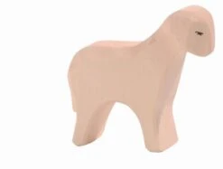 Schaf Weiss Stehend | Holz-Krippen-Figur | Weihnachts-Krippen-Figur | Os 11602