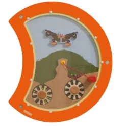 Beleduc Wandelement „Raupe“ | 5 Teile | Lernspielzeug | Motorik-Spielzeug 23630-Set -Holzspielzeug-Peitz 23632 200 Wandspiel Raupe Rumpf Motorikschleife Lernspielzeug 1