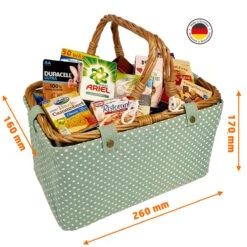Kinder-Einkaufskorb | Lebensmittel | Kaufladen-Zubehör | Tanner 4015.9 7 Kinder-Einkaufskorb | Lebensmittel | Kaufladen-Zubehör | Tanner 4015.9 -Holzspielzeug-Peitz 4015 9 made in germany einkaufskorb kinder kaufmannsladen abmessung