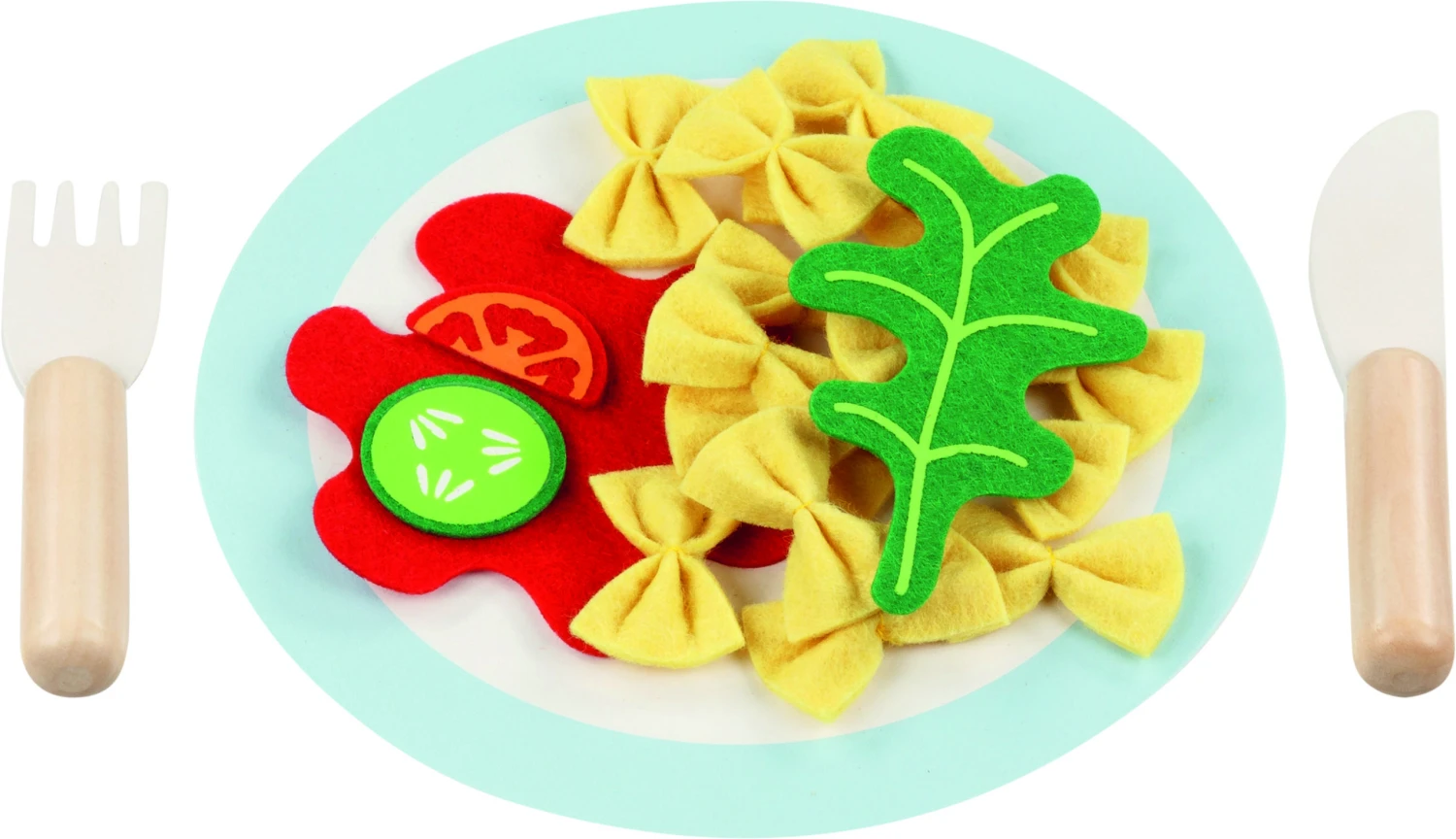 Hape Nudeln Mit Teller Und Besteck | Spiele-Pasta-Set | Goki | 51513 3 Hape Nudeln Mit Teller Und Besteck | Spiele-Pasta-Set | Goki | 51513