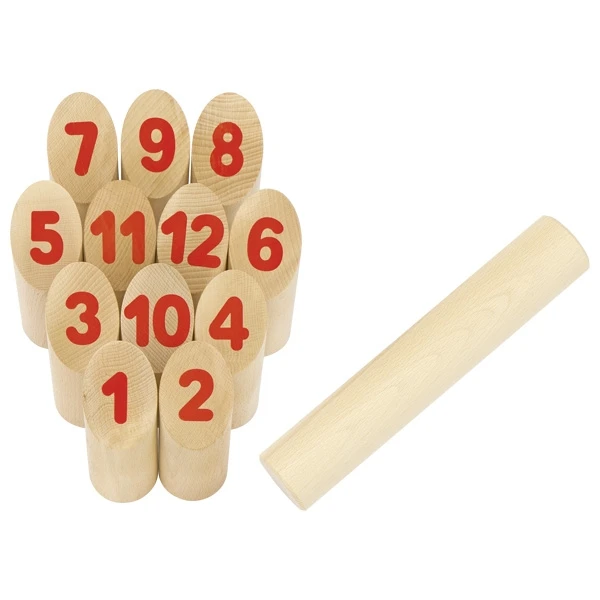 Wikinger Number Kubb | Outdoorspielzeug | 13 Teile | Goki 56853 3 Wikinger Number Kubb | Outdoorspielzeug | 13 Teile | Goki 56853