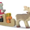 Weihnachtsmann-Set | Weihnachtsmann Mit Schlitten Und Rentier | Holztiger 1 Weihnachtsmann-Set | Weihnachtsmann Mit Schlitten Und Rentier | Holztiger -Holzspielzeug-Peitz 6790 6791 6940 3660