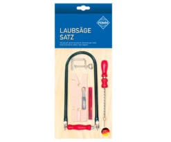 Laubsäge Starterset | 12-teilig | Bohrer | Werkzeug | Heimwerker | PB-705P