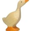 Holztiger Spielzeug-Gans Klein | Kinder-Holz-Bauernhof-Tiere -Holzspielzeug-Peitz 80029