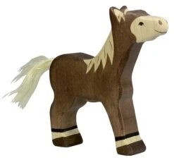 Holztiger Fohlen Kinder-Holz-Bauernhof-Tier HT 80042