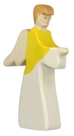 Erzengel 3 | Stehend Holz-Krippen-Figur | Krippenfigur Holztiger