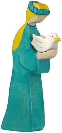 Noah's Frau 80.345 Holztiger | Holz-Spiel-Figur | Arche Noah - Spielfigur