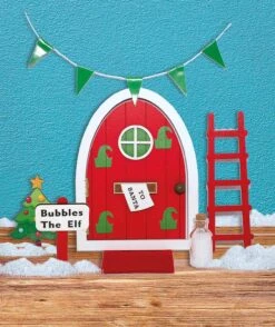 Wichteltür „Elf Edition“ Holz | 8-teilig | Leiter | Tanner | TA 9005.5