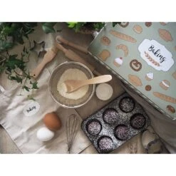 Koffer-Backset Set 13-teilig | Backwerkzeuge Für Echtes Backen | Kinder-Küchenzubehör G12020 -Holzspielzeug-Peitz BAckset 13 teilig G12020 Backen Kuchen