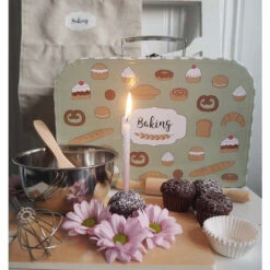 Koffer-Backset Set 13-teilig | Backwerkzeuge Für Echtes Backen | Kinder-Küchenzubehör G12020 -Holzspielzeug-Peitz BAckset 13 teilig G12020 Geburtstag