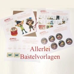 Jeppes Wichtelhaus – Mit Wichteltür | Leiter Und Bausteinen | Aus Buchen-Holz | 5080 -Holzspielzeug-Peitz Bastelvorlagen 5080 12001