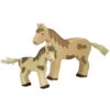Pferd Und Fohlen Gefleckt | 2-teiliges Bauernhof Tiere Set | Holztiger | Bauernhof Zubehör | HT-Set-80037+80043 2 Pferd Und Fohlen Gefleckt | 2-teiliges Bauernhof Tiere Set | Holztiger | Bauernhof Zubehör | HT-Set-80037+80043 -Holzspielzeug-Peitz Bauernhoftiere Set Pferd Fohlen gefleckt