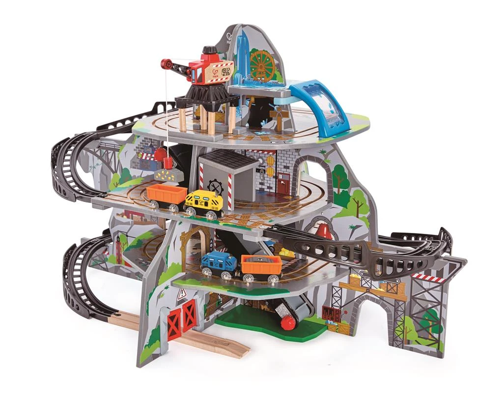 Hape XL Bergmine | Kinder Holz Eisenbahn | 32-teilig E3753 3 Hape XL Bergmine | Kinder Holz Eisenbahn | 32-teilig E3753