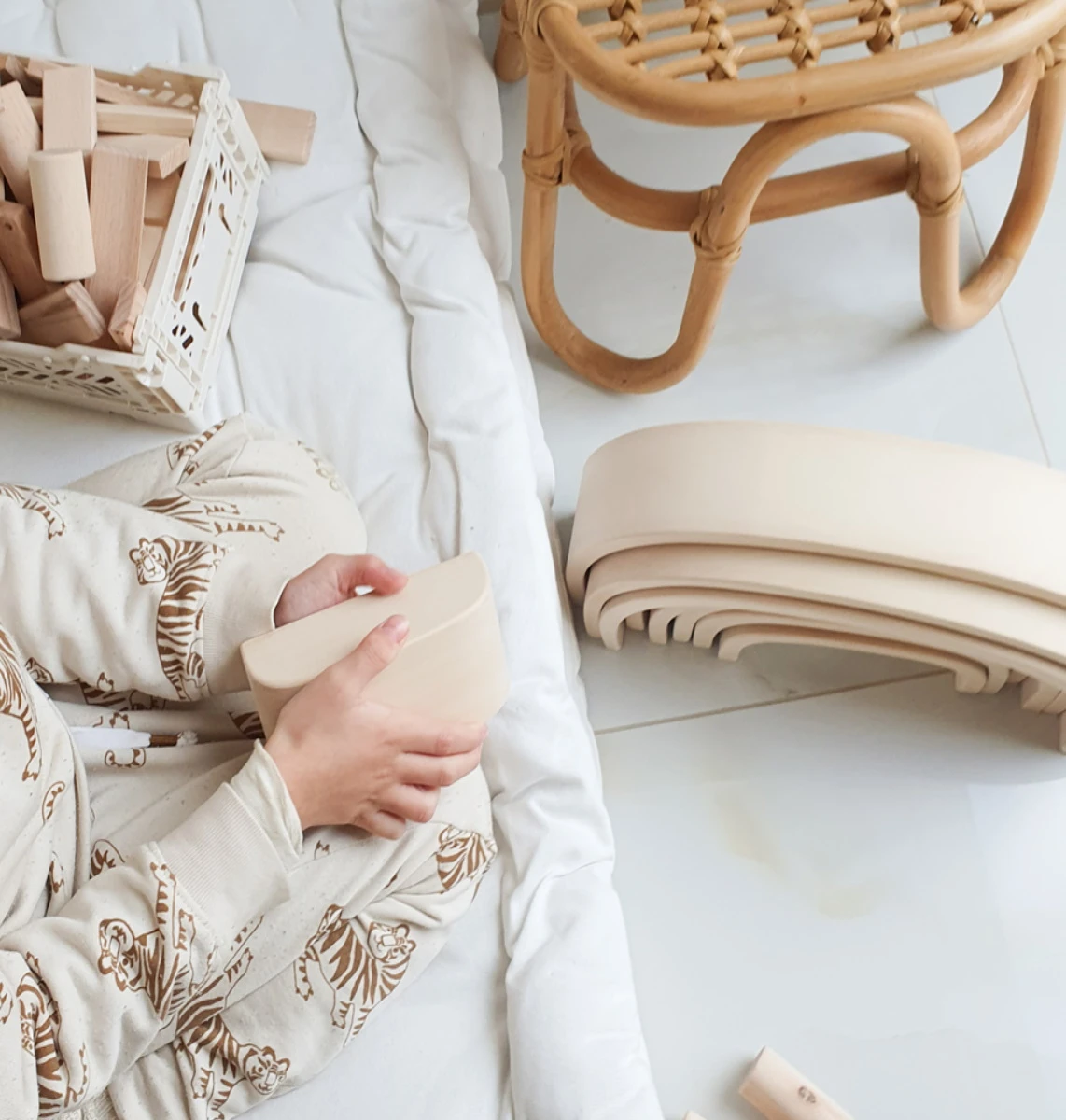 Großes Kinder-Holzbogen-Set | 9-teilig | Massiv | Bauklötze-Holzbrücke 6060 6 Großes Kinder-Holzbogen-Set | 9-teilig | Massiv | Bauklötze-Holzbrücke 6060 – Bild 4