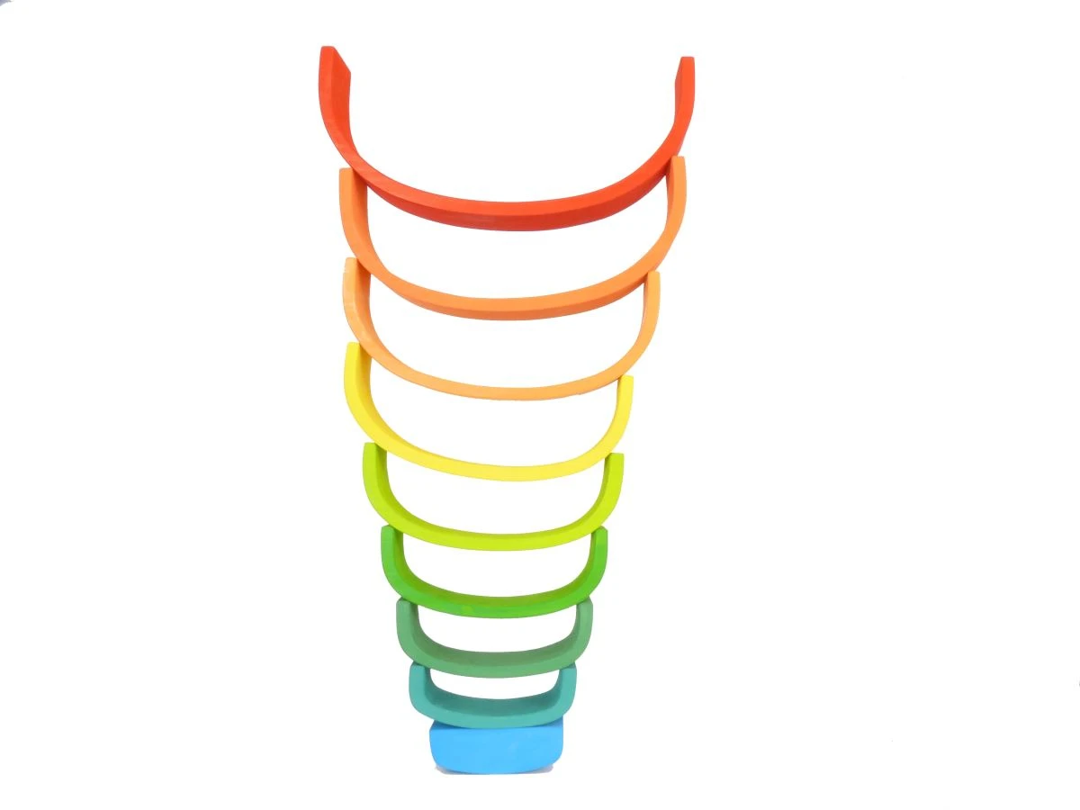 Bogenhaus Bunt Regenbogen-Haus Holz 6061 10 Bogenhaus Bunt Regenbogen-Haus Holz 6061 – Bild 8