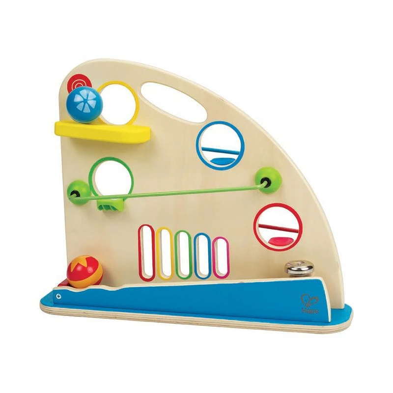 Hape Kugel-Rennbahn | Holz-Kugelbahn Für Babys Und Kinder | Bunte Rollbahn 3 Hape Kugel-Rennbahn | Holz-Kugelbahn Für Babys Und Kinder | Bunte Rollbahn