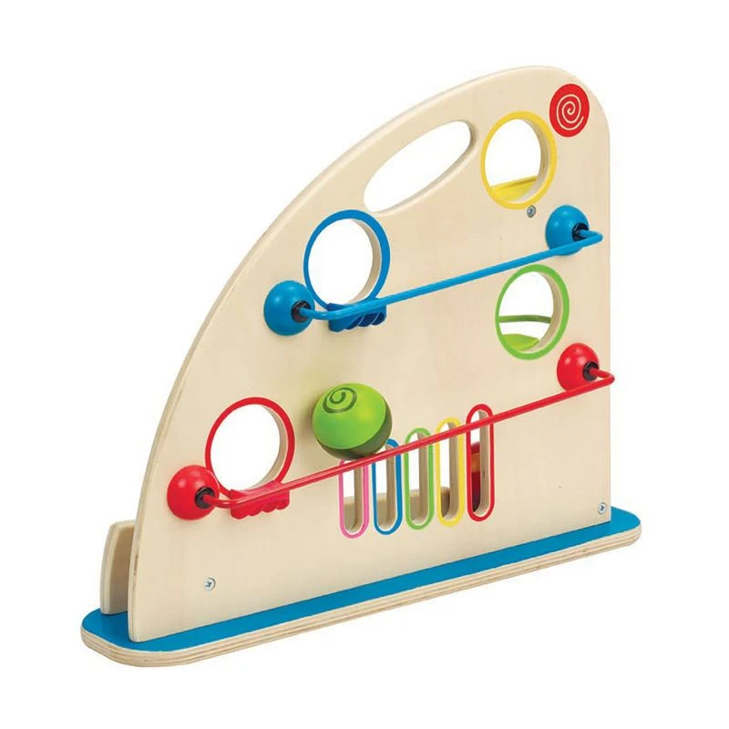 Hape Kugel-Rennbahn | Holz-Kugelbahn Für Babys Und Kinder | Bunte Rollbahn 4 Hape Kugel-Rennbahn | Holz-Kugelbahn Für Babys Und Kinder | Bunte Rollbahn – Bild 2