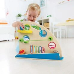 Hape Kugel-Rennbahn | Holz-Kugelbahn Für Babys Und Kinder | Bunte Rollbahn 8 Hape Kugel-Rennbahn | Holz-Kugelbahn Für Babys Und Kinder | Bunte Rollbahn -Holzspielzeug-Peitz E0430 3