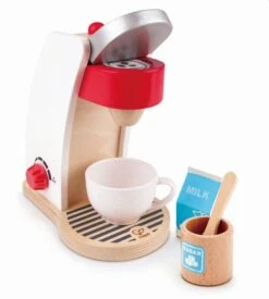 Hape Kinder-Kaffeemaschine 6-teilig | Spielküchen-Zubehör