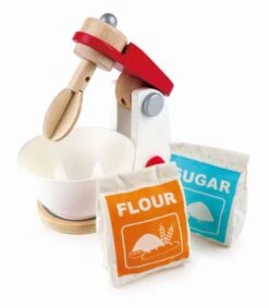 Hape Kinder-Mixer-Set 4-teilig | Kinder-Küchen-Zubehör