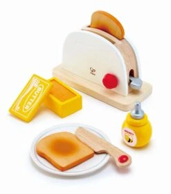 Hape Toaster 7-teilig | Spielküchen-Zubehör
