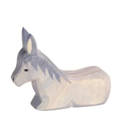 Esel II Liegend | Holz-Krippenfigur | Krippenfigur Ostheimer | Os 42117