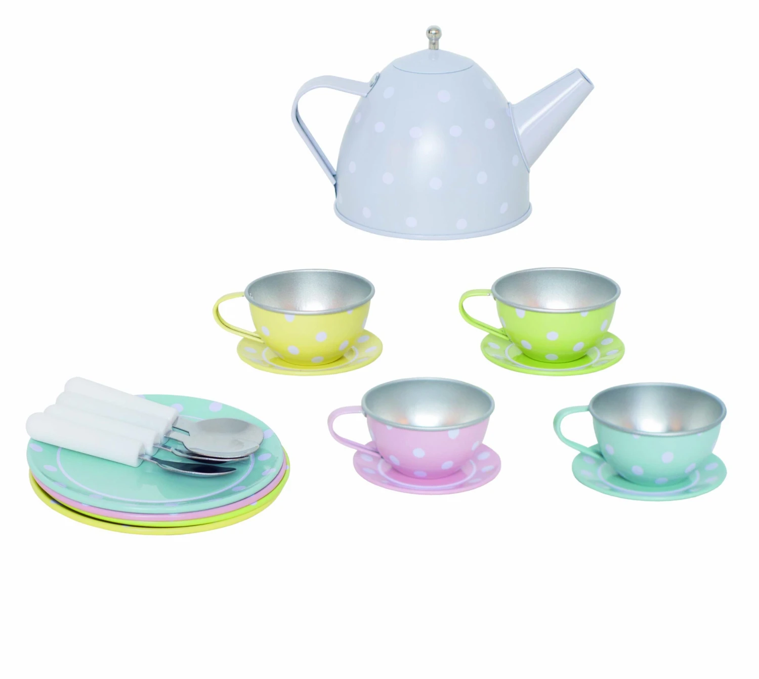 Tee-Service Im Picknickkoffer | Picknickkorb 20-teilig | Rollenspiel | Pastell | G12017 3 Tee-Service Im Picknickkoffer | Picknickkorb 20-teilig | Rollenspiel | Pastell | G12017