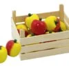 Goki Apfel Aus Holz | Kaufladen-Zubehör | Kinderküchen-Lebensmittel | 51665 -Holzspielzeug-Peitz Goki 51665
