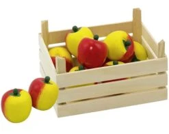 Goki Apfel Aus Holz | Kaufladen-Zubehör | Kinderküchen-Lebensmittel | 51665