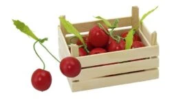 Goki Kirsche Aus Holz | Kaufladen-Zubehör | Kinderküchen-Lebensmittel | 51671