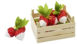 Goki Radieschen Aus Holz | Kaufladen-Zubehör | Kinderküchen-Lebensmittel | 51672