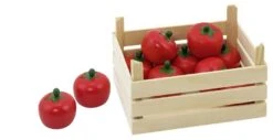 Goki Tomate Aus Holz | Kaufladen-Zubehör | Kinderküchen-Lebensmittel | 51676