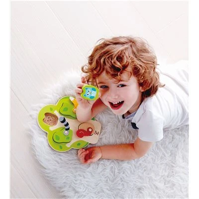 Tier-Puzzle | 5-teilig | Wer Versteckt Sich Im Baum | Aus Holz | Hape E1616 4 Tier-Puzzle | 5-teilig | Wer Versteckt Sich Im Baum | Aus Holz | Hape E1616 – Bild 2