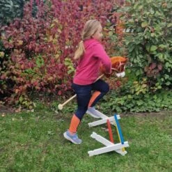 Schwarzes Steckenpferd "Maharadscha" | Hobby Horse Pferd | Stockpferd Mit Sound 2110 -Holzspielzeug-Peitz Hobby Horse 09 0