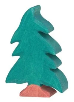 Holztiger Nadelbaum Klein Für Holzkrippe | Weihnachts-Krippe