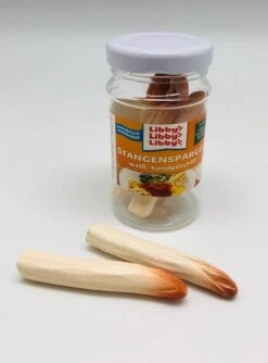 Tanner Kinder-Kaufladenzubehör | Spargel Im Kunststoff-Glas | Libby's Spargelset 0904.0