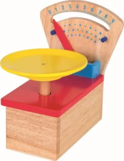 Goki Kinder-Holz-Kaufmannsladen-Waage / Kaufladenzubehör 51576