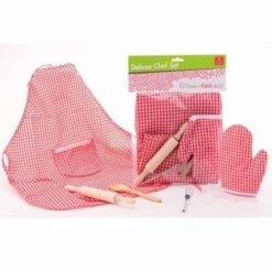 Kindgerechte Kochschürze Koch-Handschuh Utensilien-set Kinder-Spielzeug | PW 2194