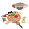 Kinderpizza-Holz E 3173 Hape | Kinder-Küchen-Zubehör | Spiel-Lebensmittel -Holzspielzeug-Peitz Kinder Spielzeug Pizza Set 3173 0