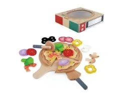 Kinderpizza-Holz E 3173 Hape | Kinder-Küchen-Zubehör | Spiel-Lebensmittel
