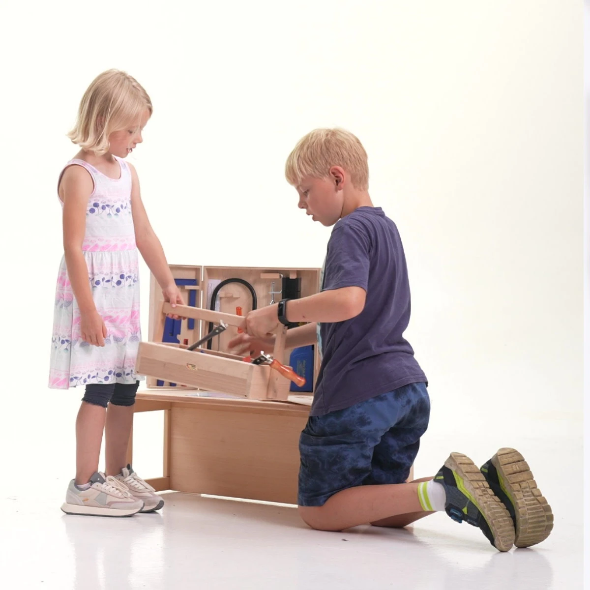 Kinder Werkzeugkasten Aus Holz | Kinderwerkbank Zubehör | 4018 8 Kinder Werkzeugkasten Aus Holz | Kinderwerkbank Zubehör | 4018 – Bild 6