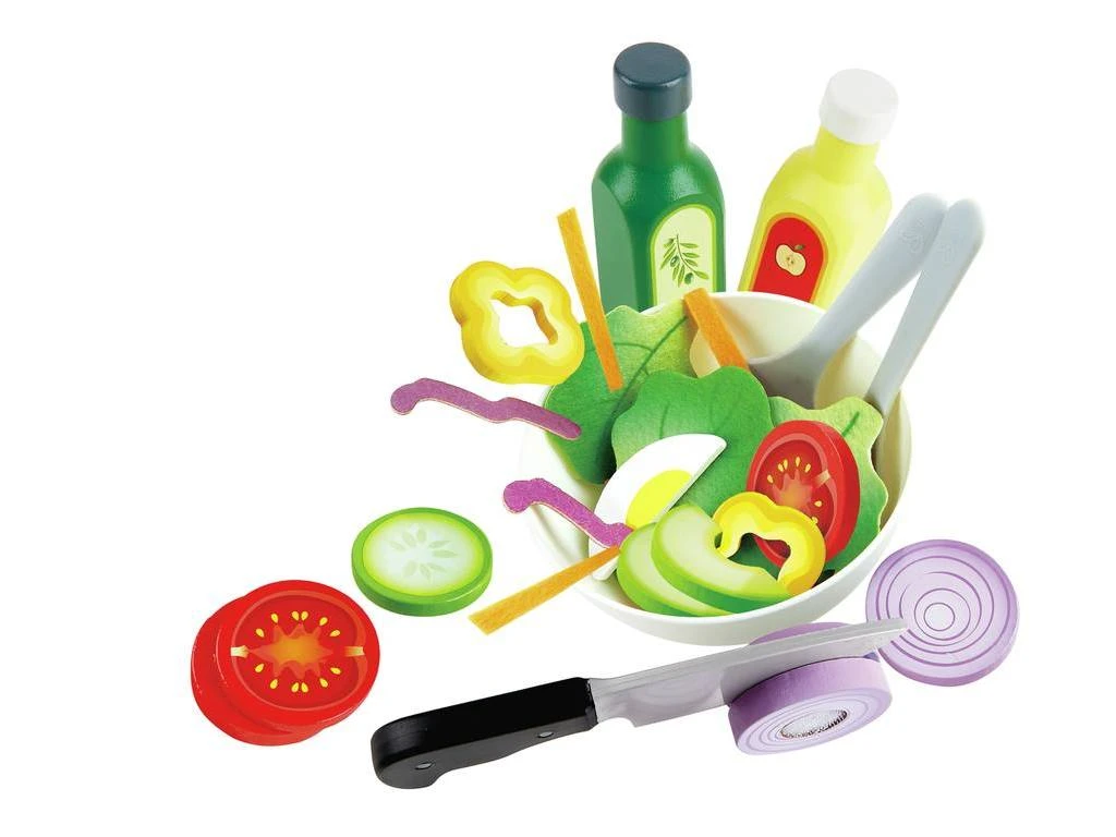 Kinder Gesunder Salat Set 39-teilig | Hape Lebensmittel E3174 5 Kinder Gesunder Salat Set 39-teilig | Hape Lebensmittel E3174 – Bild 3