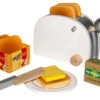 Tanner Golden Toast-Set 9-teilig | Kaufmannsladen-Zubehör | Kinderküchen-Zubehör 0993.4 -Holzspielzeug-Peitz Kinderkuechenzubehoer Brot Fruehstueck 0993.4 Golden Toast Set
