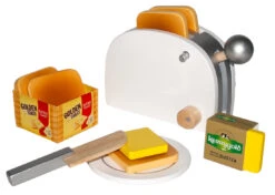 Tanner Golden Toast-Set 9-teilig | Kaufmannsladen-Zubehör | Kinderküchen-Zubehör 0993.4