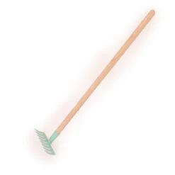 Kindergrubber Mit Holzstiel | Metall-Dreizack Harke | Kinder-Gartengerät OM 303981 8 Kindergrubber Mit Holzstiel | Metall-Dreizack Harke | Kinder-Gartengerät OM 303981 -Holzspielzeug-Peitz Kindgerecht Spiel rechen massiv holzsiel gartengeraete Kinder 2833 3