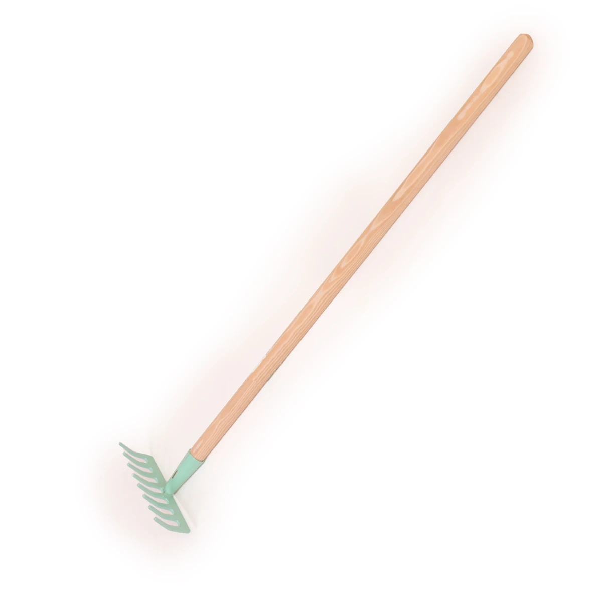 Kindergrubber Mit Holzstiel | Metall-Dreizack Harke | Kinder-Gartengerät OM 303981 5 Kindergrubber Mit Holzstiel | Metall-Dreizack Harke | Kinder-Gartengerät OM 303981 – Bild 3