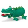 Krokodil Sterntaler Handpuppe Für Puppentheater | Kasperletheater | Holz-Kaspertheater 36352 -Holzspielzeug-Peitz Krokodil gruen gelbe Zacken