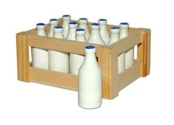 Legler Milchflasche Aus Holz | Kaufladen-Zubehör | Kinderküchen-Lebensmittel | LE 7062